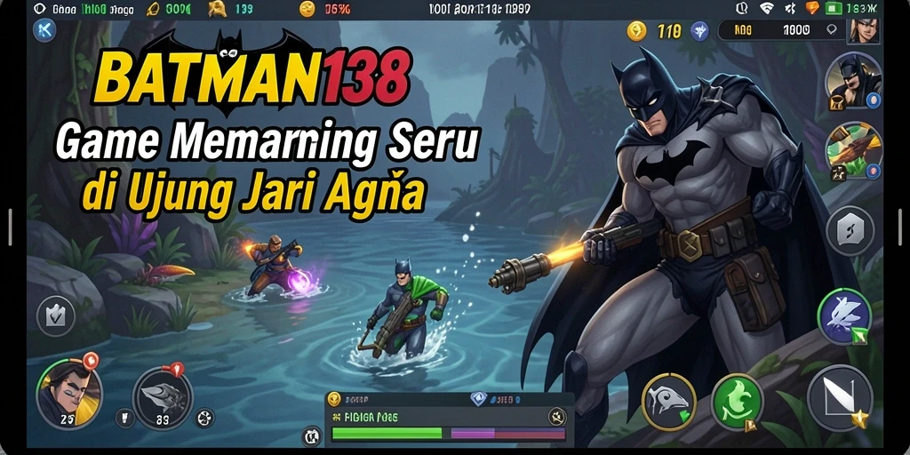 Tampilan gameplay memancing yang menakjubkan di BATMAN138.
