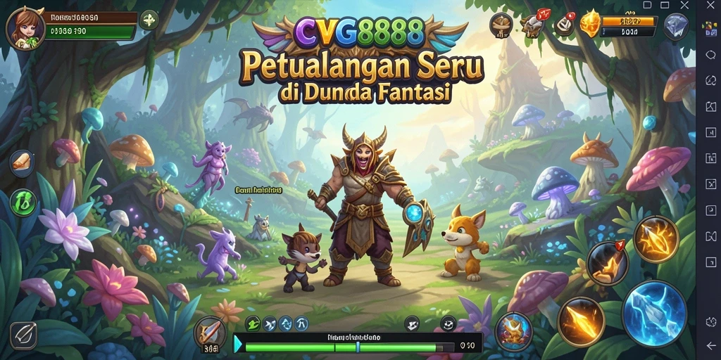 Tampilan gameplay seru dan menantang di dunia petualangan CVG8888.