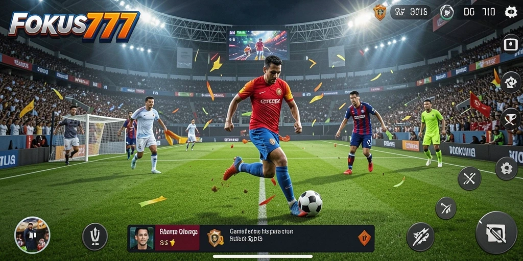 Tampilan menarik dari gameplay <strong>FOKUS777</strong> dalam aksi olahraga.