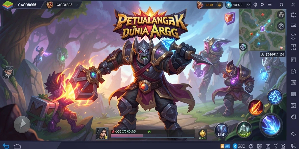 Tampilan menarik dari gameplay GACOR668 yang penuh aksi ARPG