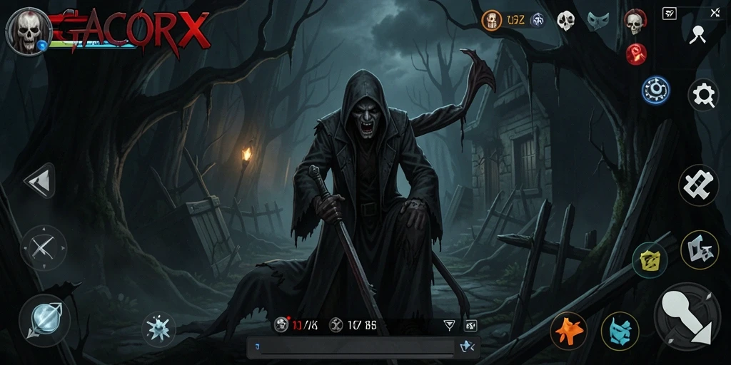 Gameplay GACORX yang mencekam di tengah kegelapan.