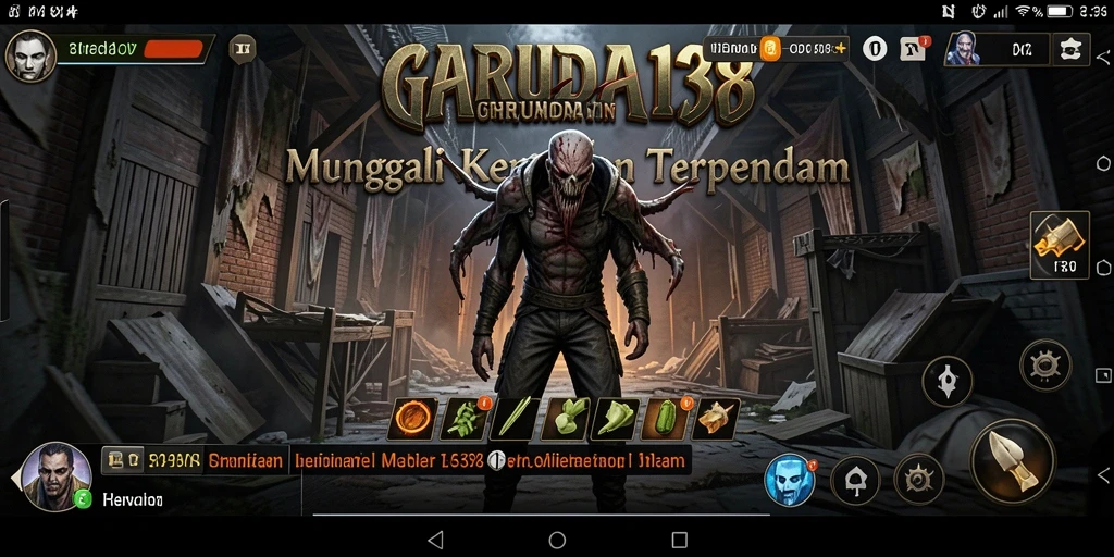 Tampilan gameplay GARUDA138 yang menyeramkan dan mendebarkan.