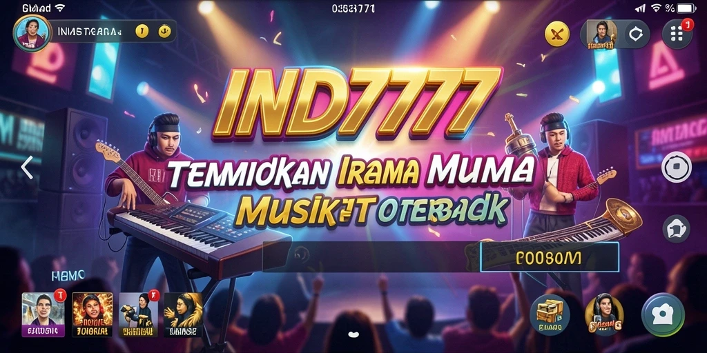 Tampilan gameplay IND777 yang mengasyikkan dan interaktif dalam menjelajahi musik.