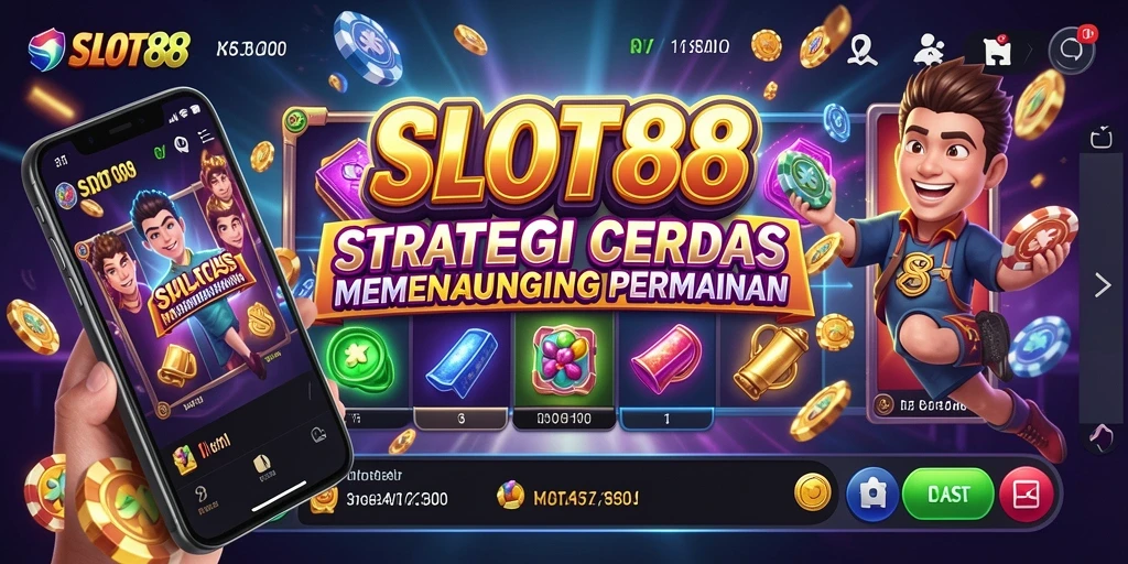 Tampilan menarik dan gameplay mendebarkan dalam SLOT88.